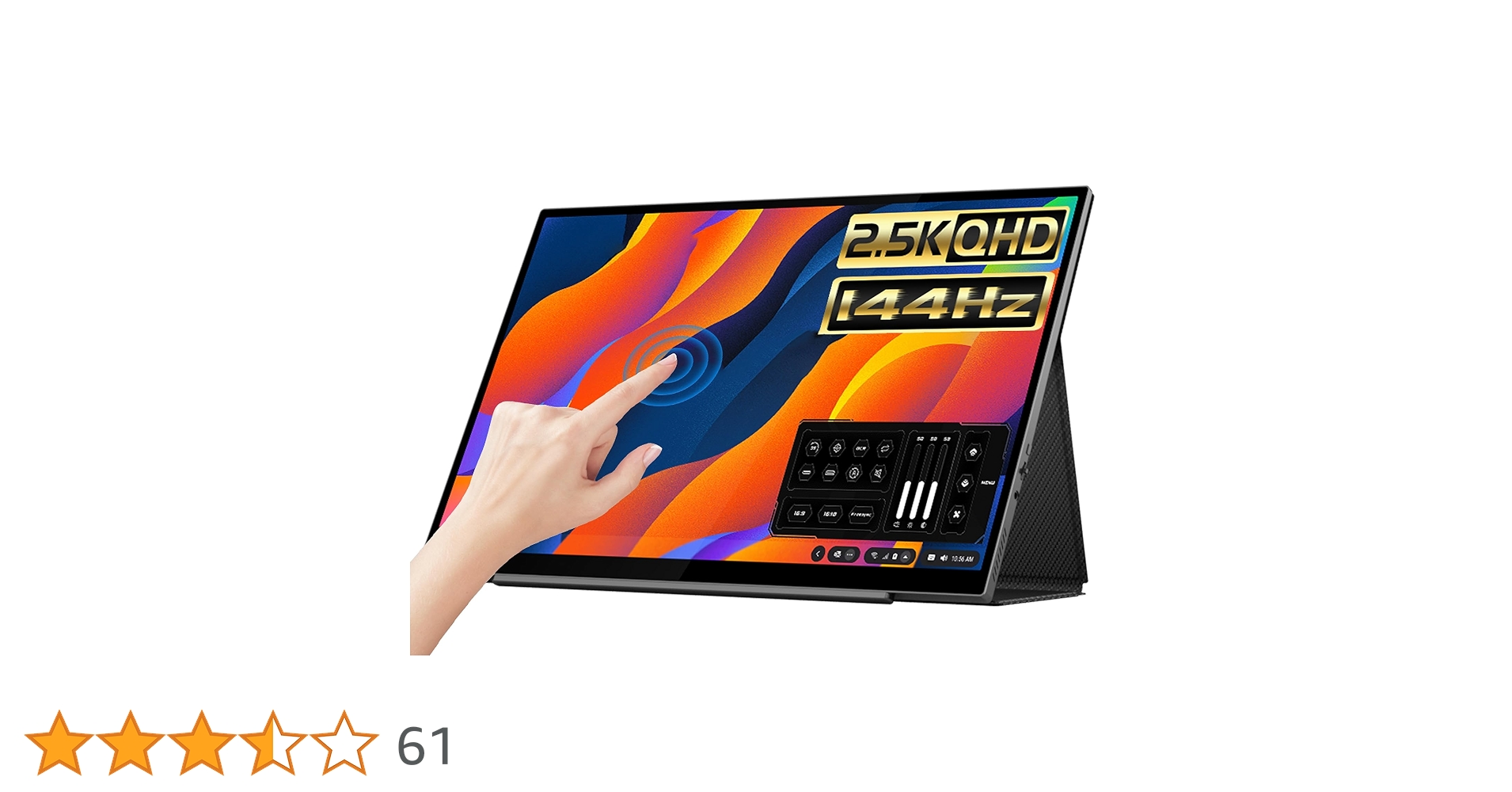 LANMEYモバイルモニター 16\" 144Hz 2.5K S16P【美品】 Amazon.co.jp: LANMEY モバイルモニター 16インチ 144Hz 2.5K